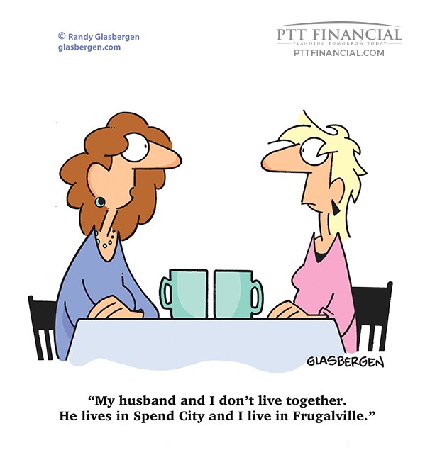 PTT Financial Cartoon of the Week: My Husband and I Don’t Live Together