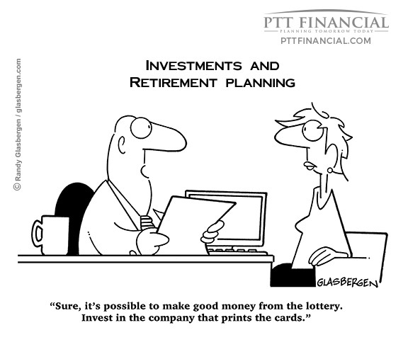 PTT Financial Cartoon of the Week: Sure, It’s Possible to Make Good Money From The Lottery