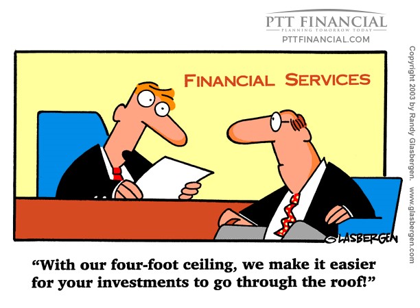 PTT Financial Cartoon of the Week: With our Four-Foot Ceiling