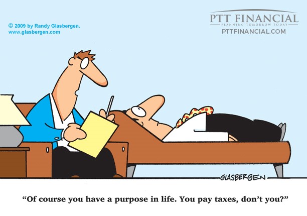 PTT Financial Cartoon of the Week: Of Course you have a Purpose in Life